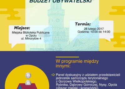 28.02.2017 plakat budżet obywatelski