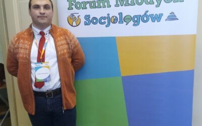 Serhii Kamianskyi na/o 2. Ogólnopolskiej Konferencji FORUM MŁODYCH SOCJOLOGÓW. GRATULUJEMY!!!