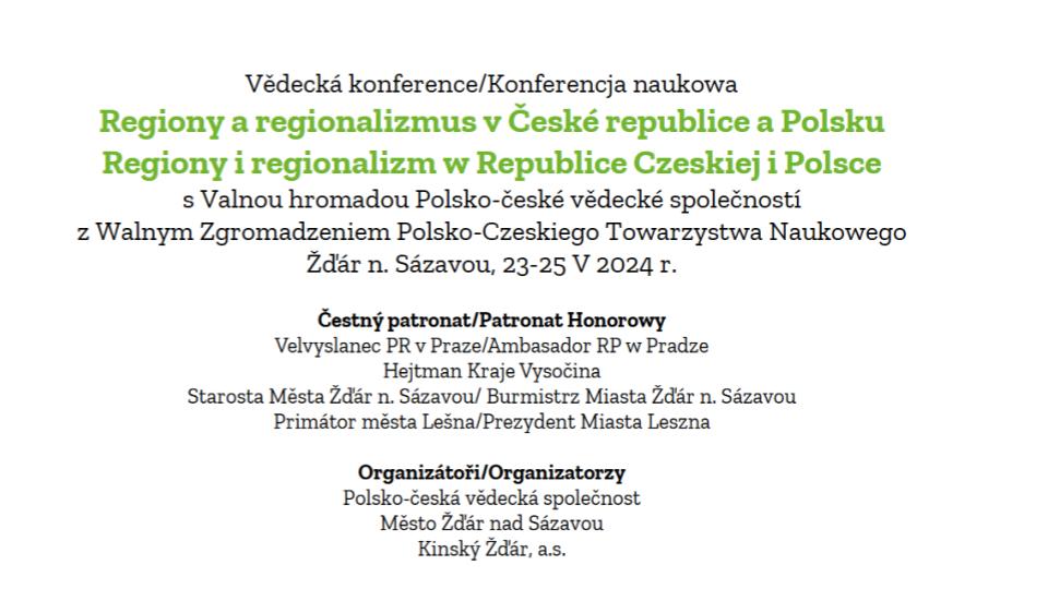 Wystąpienie Profesor Teresy Sołdry-Gwiżdż na konferencji Polsko-Czeskiego Towarzystwa Naukowego